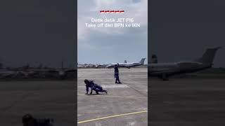 Detikdetik saat mau take off Jet TNI AU di IKN Nusantara [upl. by Nileuqaj]