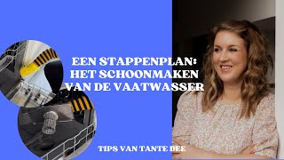 Een STAPPENPLAN voor het SCHOONMAKEN van de VAATWASSER [upl. by Herr997]