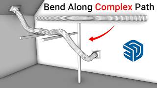 Bend Objects Along Complex Path In SketchUp [upl. by Piefer193]