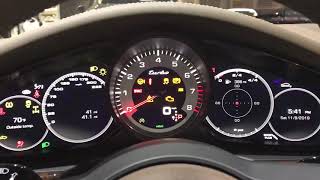 2019 Porsche Panamera Turbo Door chime [upl. by Ashien]