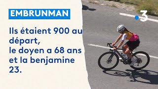 Embrunman 2023  nous avons suivi le doyen 68 ans et la benjamine 23 ans de lépreuve [upl. by Ttevy]