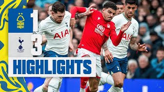 MATCH HIGHLIGHTS  TOTTENHAM HOTSPUR 31 NOTTINGHAM FOREST  PREMIER LEAGUE [upl. by Avlem188]