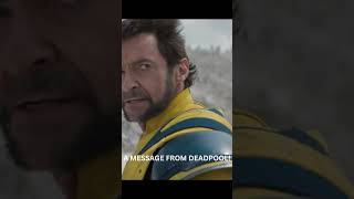 A MESSAGE FROM DEADPOOL DEADPOOL amp WOLVERINE SHORTS DEADPOOLANDWOLVERINE MARVEL MARVELSTUDIOS [upl. by Legnaesoj]