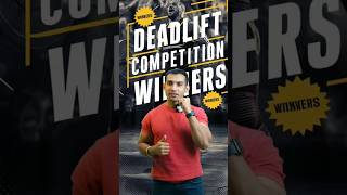 Deadlift Competition Winners  Shorts [upl. by Brest]