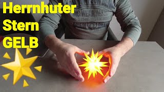 Herrnhuter Stern 🌟 Gelb 🌟 Unboxing [upl. by Errised198]