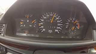 Mercedes W124 500E 100 to 200 kmh [upl. by Regor]