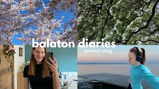 balaton diaries  mit csináltam a tavaszi szünetben 🌸🌷🍓 [upl. by Utter]