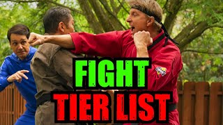 Cobra Kai Fight Tier List [upl. by Onilegna]