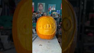 Carving a Pumpkin Blob with Stop Motion Animation [upl. by Schwarz]