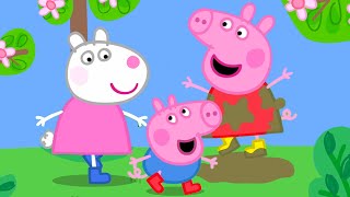 Hop Skip Jump Splish Splash SPLOSH 🐽  Peppa Pig Official Full Episodes [upl. by Roby]