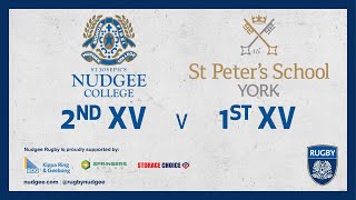 2023 Nudgee College 2nd XV Rugby vs St Peters School York 1st XV [upl. by Lali]