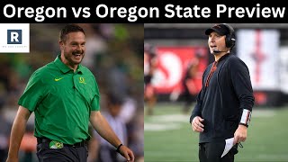 Oregon vs Oregon State Game Preview  College Football Game Prediction [upl. by Cerveny]