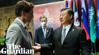 Xi Jinping confronts Justin Trudeau at G20 over leaked conversation details [upl. by Einnad]