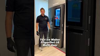 LG Frigoriferi  Come testare Ice Maker del frigorifero LG InstaView Multi door [upl. by Winou690]