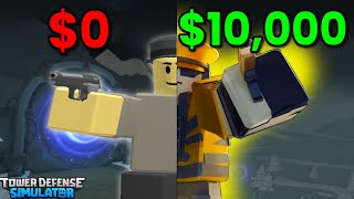 I Spent 10000 Robux to Prove TDS is P2W  Tower Defense Simulator [upl. by Nolana]