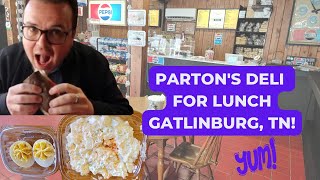 PARTONS DELI in Gatlinburg We tried the STEAMED sandwich gatlinburg [upl. by Debbi]