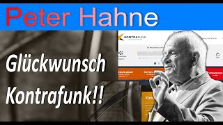 Peter Hahne sagt quotGlückwunsch Kontrafunkquot [upl. by Steel]