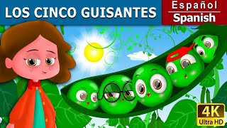 Los Cinco Guisantes  Five Peas In A Pod  SpanishFairyTales [upl. by Georgie]