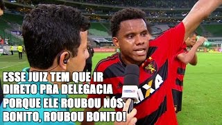 Rithely revoltado com a arbitragem de Palmeiras 2x1 Sport [upl. by Alleoj]