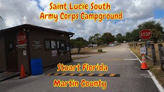 St Lucie South ACOE Campground Tour Ocheekobee Waterway [upl. by Yklam492]