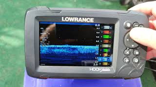 Lowrance Hook 5 Reveal bemutató [upl. by Waylen]