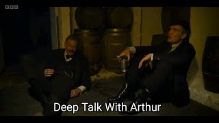 Tommy drinks whiskey again with Arthur  Peaky Blinders season 6 episode 4 [upl. by Anilosi]