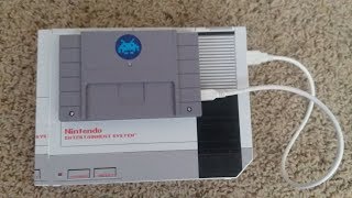 RETROMANUALIDAD  DISCO DURO EXTERNO CON CARTUCHO SNES [upl. by Naginarb223]