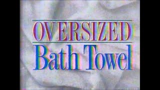 Strawbridge amp Clothier oversized bath towel ad shown in 1993 [upl. by Ahmar335]