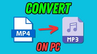 How to Convert MP4 to MP3 in Laptop pc [upl. by Shamus]