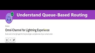 Understand QueueBased Routing  OmniChannel for Lightning Experience salesforce omnichannel [upl. by Aiyekal]