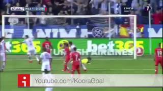 AdnaneTIGHADOUINI  GOAL Malaga CF vs Deportivo la Coruña [upl. by Karlens]