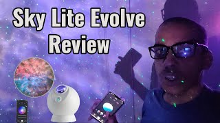 BlissLights Sky Lite Evolve Review  Laser Star Projector Galaxy Lighting Nebula Lamp [upl. by Pironi654]