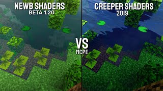 NEWB Shaders x CSPE Shaders  Minecraft PE Best [upl. by Twitt]