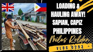 VLOG 293 CLEARING amp HAULING AWAY WASTE AT A CONSTRUCTION SITE IN THE PHILIPPINES [upl. by Akoyin]