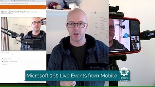 Microsoft 365 Live Event from mobile [upl. by Eilrahs]