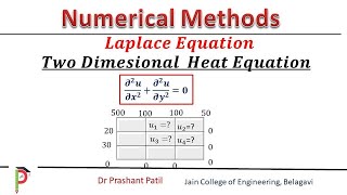 Solution of Laplace Equation with 9 mesh squares  Numerical Methoda  Dr Prashant Patil [upl. by Deaner]