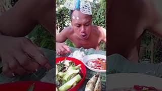 mukbang gulay mix and inihaw isda yummy 😋 [upl. by Shreve499]