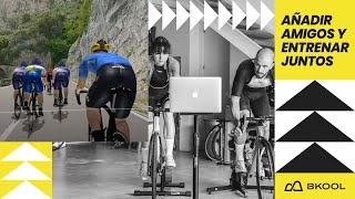 BKOOL  Añadir amigos y entrenar juntos  Add friends and train together [upl. by Minette]