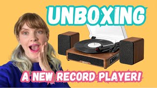 Come Unbox A New Record Player With Us [upl. by Atirhs954]