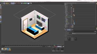 Tuto Atelier Cinema 4D  Animer la construction dune pièce à laide des données utilisateurs [upl. by Yroggerg]