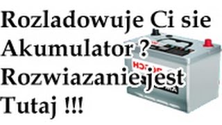 Pobor pradu na postoju Rozladowujacy sie akumulator [upl. by Orvas]