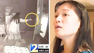 3 Armed Home Invaders Wake Up ‘Gangster Lady’ Then Regret It [upl. by Ramsa]