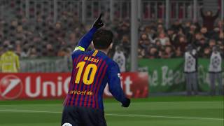 PES 2019 PS2 Lionel Messi Amazing Free Kick Goal vs Liverpool Similar [upl. by Moulden]