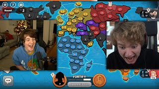 Tubbo Plays Risk with Tommy Ranboo amp Wilbur [upl. by Brittan259]