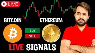 🔴 Live Bitcoin amp Ethereum Signals  Bitcoin Live Trading  Ethereum Live Trading [upl. by Frerichs]