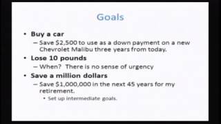 Personal Finance Class 1  Goalsetting [upl. by Aible940]