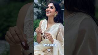 NYLA USHA  PHOTO DUMP  THE GROW CHANNEL nylausha saree [upl. by Valma]