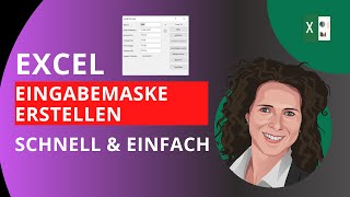 Excel Eingabemaske erstellen ohne VBA [upl. by Antonina95]