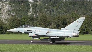 4K  quotEurofighter Displayquot  GAF at LSMFMollis Air Show  Zigermeet  082019 [upl. by Riehl]