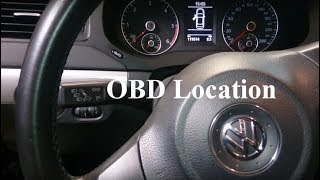 VW Jetta 2013 złącze OBD [upl. by Monahon]